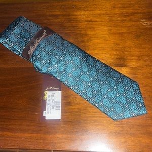 St. Patrick tie with pocket square.